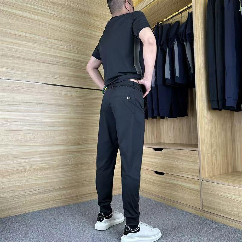 🌴Különleges nyári ajánlatok ❄️Férfi rövid ujjú sportnadrág (2 darabos szett)
