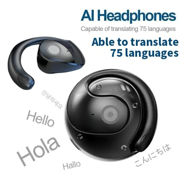 đLegnĂ©pszerƱbb 1. szĂĄmĂș termĂ©k â° UtolsĂł nap đ OWS Bluetooth 5.4 vezetĂ©k nĂ©lkĂŒli fejhallgatĂł mestersĂ©ges intelligenciĂĄval törtĂ©nĆ fordĂtĂĄssal (iOS Ă©s Android rendszerre)