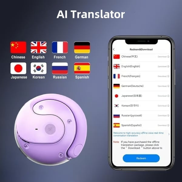 đLegnĂ©pszerƱbb 1. szĂĄmĂș termĂ©k â° UtolsĂł nap đ OWS Bluetooth 5.4 vezetĂ©k nĂ©lkĂŒli fejhallgatĂł mestersĂ©ges intelligenciĂĄval törtĂ©nĆ fordĂtĂĄssal (iOS Ă©s Android rendszerre)
